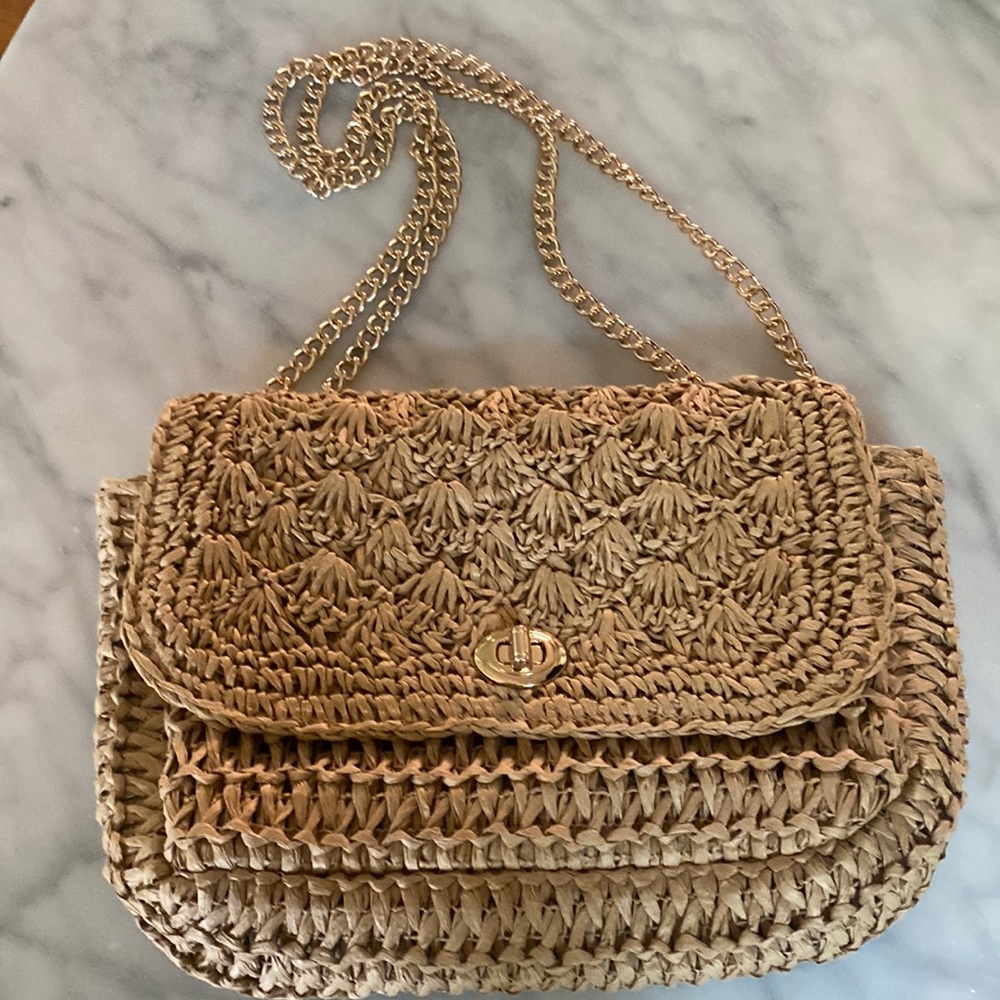 Straw raffia bag   Shoulder or crossbody sold out   Limited quantities